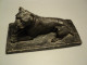 Delcampe - Ancienne Sculpture Chien Boxer Bouledogue Début XXème Sculpteur Animalier Charles Chivot (1866-1941) - Gesso