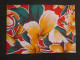 DB2 POLYNESIE  BELLE LETTRE  EN TISSU RARE CURIOSITé 1968  PAPEETE A MENTON  FRANCE + AFF. INTERESSANT+   +++ - Covers & Documents