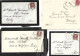 6 Enveloppes 1942.43 / 88 LA BRESSE / GUIENNOT / Timbre CERES / Oblitération La Bresse St Dié Granges Sur Vologne - 1945-47 Ceres Of Mazelin