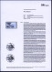 B.R.D. 1997 (Juni) 100 Pf. "50 Jahre Marshallplan" M. Amtl. Handstempel "M U S T E R", Postfr. + Amtl. Ankündigungsblatt - Andere & Zonder Classificatie