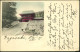 JAPAN 1901 (8.2.) PZD 4 Sen Zifferoval, Sepia: Nagasaki , Großer Tempel Mit Treppe, Ortsgleicher 1K-Stpl. , Seltene Beda - Sonstige & Ohne Zuordnung