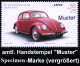 Delcampe - B.R.D. 2002 (Dez.) Oldtimer, Wofa-Satz Kompl., Je Mit Amtl. Handstempel  "M U S T E R"  = BMW "Isetta", Trabant P 50, Me - Cars