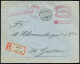 BERLIN W8/ D N/ Darmstädter U./ Nationalbank 1926 (26.4.) Seltener AFS Francotyp "Bogenrechteck Urtype" 055 Pf. + 1K-Ste - Sonstige