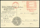 MÜNCHEN/ 22/ Versicherungskammer 1933 (12.1.) AFS Francotyp Auf Dienst-Kt. Mit Altem Bayer.Staatswappen , Betr. Turn-Unf - Sonstige