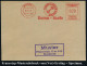 BREMEN 1/ SUDING & SOEKEN/ Reesa-Lacke 1937 (30.12.) AFS-Musterabdruck Francotyp "Reichsadler" (Firmen-Logo) Glasklar Ge - Química