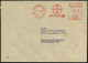 LEVERKUSEN/ BAYER WERK/ BAYER/ ARZNEIMITTEL 1948 (14.4.) AFS Francotyp = Hauspostamt Bayer-Werk, Rs. Abs.-Vordruck: VERS - Chemie