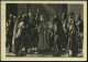 (13b) OBERAMMERGAU/ A/ PASSIONS-/ SPIELE.. 1950 (10.6.) MWSt = Kreuz U. Schweißtuch , Offiz. S/w.-Sonderkarte: PASSIONSS - Cristianismo