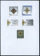 B.R.D. 1992 (März) 100 Pf. "150 Jahren Orden Pour Le Mérite", 14 Verschied. Color-Alternativ-Entwürfe Der Bundesdruckere - Autres & Non Classés