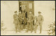 ELSENBORN-/ ÜBUNGSPLATZ 1915 (21.2.) 1K-Steg = Hauspostamt Truppenübungsplatz Auf Individueller S/w.-Foto-Ak.: 4 Soldate - Guerre Mondiale (Première)