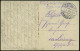 ZEITHAIN-/ C/ ÜBUNGSPLATZ 1915 (8.6.) 1K-Brücke Mit UB "c" = Hauspostamt Truppenübungsplatz + Hs. Abs.: Inf. Rgt. 19 , D - WW1