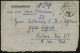MAGDEBURG/ *3b 1919 (1.1.) 1K-Gitter Auf Feldpost-Falt-Bf. An Feld-Artl. Regiment No. 219 In Der Ukraine! (kl. Ecke Schr - Sonstige & Ohne Zuordnung