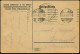 Halle/ Saale 1919 (21.10.) Color-Ak.: Feldpostkarte/..Kriegsgefangenenheimkehr Halle.. , Schw. BdMaSt + Schw. HdN: Krieg - Otros & Sin Clasificación