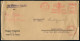 HEILBRONN (NECKAR) 1/ Seit 1850/ Eugen Hoerner/ GmbH.. 1940 (6.12.) AFS Francotyp 025 Pf. (Firmen-Logo: Globus) + Roter  - WW2 (II Guerra Mundial)
