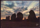 CARNAC CREPUSCULE SUR LES ALIGNEMENTS DE KERMARIO - Dolmen & Menhirs