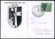 (13b) MÜNCHEN/ C/ SUDETENDEUTSCHER TAG 1960 (5.6.) SSt (Wappenschild) Motivgl. Sonder-Kt.! (Michaelis Nr.53 A, + 15.-DM, - Refugees