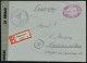 PIRMASENS/ *Gebühr Bezahlt* 1946 (31.5.) Lila Doppel-Oval-PFS + Reichspost-RZ: Pirmasens 2/c + US-Zensur-1K: U.S. CIVIL  - Sonstige & Ohne Zuordnung