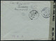 PIRMASENS/ *Gebühr Bezahlt* 1946 (31.5.) Lila Doppel-Oval-PFS + Reichspost-RZ: Pirmasens 2/c + US-Zensur-1K: U.S. CIVIL  - Andere & Zonder Classificatie