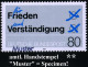 B.R.D. 1984 80 Pf. "Für Frieden U. Verständigung" + Amtl. Handstempel  "M U S T E R" , Postfr. + Amtl. Ankündigungsblatt - Otros & Sin Clasificación