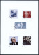 B.R.D. 1996 (Dez.) 100 Pf. "100. Geburtstag Ludw. Erhard", 21 Verschied. Color-Entwürfe D. Bundesdruckerei Auf 5 Entwurf - Autres & Non Classés