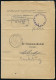 BERLIN C 2/ Justizbehörden/ Berlin C 2 1947 (11.10.) AFS Francotyp "Hochrechteck" + Abs.-3L: Auslandsstrafregister Berli - Other & Unclassified