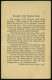 U.S.A. 1895 (18.7.) PP 1 C. Washington, Schw.: Strength Of The Firemans Fund.. (Chicago Inter Ocean) MaSt: CHICAGO,ILL/S - Firemen