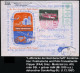 ÖSTERREICH 1957 (1.12.) Roter SSt: GRAZ/TAG DER BRIEFMARKE/BRIEFM.AUSSTELLUNG/AMERIKA-HAUS (Flaggen) EF 1 S.+25 Gr. TdB  - Other (Air)