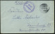 ALTENBURG/ *(SACHS.-ALTENB.)/ A 1916 (13.11.) 1K-Gitter + Viol. 1K-HdN: Kgl. Preuss. Flieger-Ersatz-Abteilung 1/ Altenbu - Airplanes