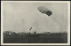 ÖSTERREICH 1920 (ca.) S/w.-Foto-Ak.: PARACHUTE BOURHIS Mit BONNEIS Fallschirm (Fallschirmspringer) Ungebr. - FALLSCHIRM- - Paracaidismo