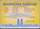 (13b) MÜNCHEN 3/ BAYERISCHER/ RUNDFUNK.. 1958 (22.1.) AFS Francotyp Auf Color-Reklame-Kt. Mit Frequenzen (Silhouette Fra - Autres