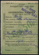 UdSSR 1935 50 Kop./3 Kop. Antwort-P. Bauer, Blau: Rundfunk-Gebührenkarte  Mit Sendemast, Grüner Netzaufdruck = Formular  - Otros
