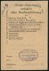 PFORZHEIM/ O1o/ STÄNDIGE/ SCHMUCKWAREN-/ AUSSTELLUNG../ HANSA-HAUS 1923 (31.3.) Seltener MWSt + 1K-Brücke: PFORZHEIM/* 1 - Autres & Non Classés