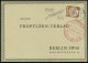 BIELEFELD 2/ (Hbhf.) 0./ Gebt/ Zur Winterhilfe!/ Helft! 1934 (28.2.) MaWSt Auf Antwort-Kt. Des Propyläen-Verlages = Jüdi - Judaísmo