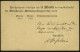 NÜRNBERG 1892 (30.1.) 1K: NUERNBERG Auf Orts-P 3 Pf. Rauten , Vs./rs. Zudruck: Einladung Zum Maskenball (Nürnberger Männ - Carnival