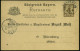 NÜRNBERG 1892 (30.1.) 1K: NUERNBERG Auf Orts-P 3 Pf. Rauten , Vs./rs. Zudruck: Einladung Zum Maskenball (Nürnberger Männ - Karnaval