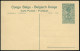 BELGISCH-KONGO 1923 (29.6.) 15 C. BiP Palme, Grün: Fabrication De Cruches à Eau Chez Les Wahutu (Wahutu-Männer Mit Wasse - Porcelaine