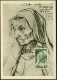 SAARLAND 1955 (10.12.) Volkshilfe, Kompl. Satz = Dürer-Zeichnungen + Je ET-SSt (SAARBRÜCKEN 2), 3 Ersttags-Maximumktn.   - Other & Unclassified