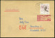 D.D.R. 1968 (9.7.) 20 Pf. Maxim Gorki, EF + R-Zettel-SbPA 50 Pf. "1132 Berlin/b/SbPA/Gebühr Bezahlt" (Mi.2) + R-Einl.-Sc - Schrijvers