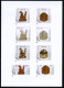 Delcampe - B.R.D. 1992 (Aug.) 100 + 50 Pf. Spieluhr Mit Tanzbär U. 170 + 80 Pf. Histor. Tischuhr, 40 Verschied. Alternativ-Color-En - Uhrmacherei