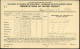 CANADA 1957 (Jan) PP 2 C. Georg VI., Oliv: Water Resources Division, VANCOUVER, Rs. Tabelle "OBERVATIONS OF WATER HIGHT" - Clima & Meteorología