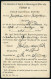 INDIEN 1891 (Mai) 1/4 A. Dienst-P Victoria Blau: Reports To Meteorological Office FORM C/  DAILY RAINFALL REPORT = Regen - Klimaat & Meteorologie