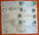 LOT 7 OLD GREETINGS POSTCARDS, ALL USED WITH STAMPS, EXCELLENT CONDITION - Collections & Lots