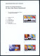 B.R.D. 1997 (Dez.) 110 Pf. "50 Jahre Max-Planck-Gesellschaft", 26 Verschied. Color-Entwürfe Der Bundesdruckerei Auf 5 En - Nobelprijs