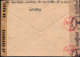 ZSCHOPAU/ B 1944 (16.1.) 2K-Steg + OKW-Zensurstreifen "b" + Roter 1K: "Geprüft/b.." = Berlin (Rie.B-5 A, + 150 Pkte., B- - Rode Kruis