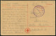 FRANKREICH 1946 (19.12.) Viol. Zensur-3K: Dep&ocirc;t De P. G. No. 14/ Vu Par 3/CONTROLE Auf IRK-Weihnachts-Sonder-Kt.:  - Rotes Kreuz