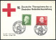 KARLSRUHE (BADEN)1/ DEUTSCHE THERAPIEWOCHE/ DEUTSCHE/ HEILMITTEL AUSSTELLUNG 1957 (30.8.) SSt = Aesculapstab Rs. Auf Übe - Medicine