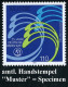 B.R.D. 1999 (Apr.) 110 Pf. "25 Jahre Deutsche Krebshilfe" Mit Amtl. Handstempel  "M U S T E R"   + Amtl. Ankündigungsbla - Maladies
