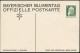 BAYERN 1911 PP 5 Pf. Luitpold, Grün: Tbc-Spendenkt. "Bayer. Blumentag" = Elegantes Paar Mit Blume, Sign. Ludwig Hohlwein - Disease