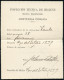 ARGENTINIEN 1901 (Mai) 4 C. Kartenbf. Libertas, Grau + Zudruck: INSPECCION TECNICA DE HIGIENE/Seccion Desinfeccion.. CAP - Enfermedades