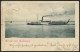 KONSTANZ-BREGENZ/ SCHIFFSPOST/ KURS 5 1900 (26.7.) Oval-BPA Auf EF 5 Pf. Germania "Reichspost", Grün Auf Monochromer Fot - Marítimo