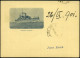ARGENTINIEN 1901 2 C. Sonder-P. General Mitre: Küstenpanzerschiff "Gen. Belgrano" (Abb. S.Schiffes) Ungebr., Im Falkland - Sous-marins